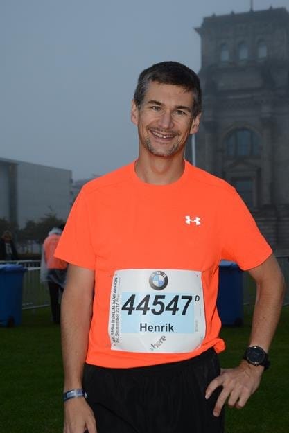 Berlin Marathon before the start